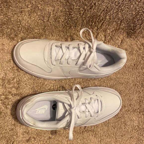Nike Ebernon Low Men’s Sneakers All White - Picture 3 of 4